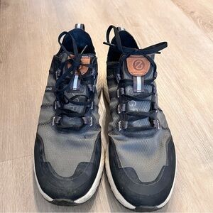 Cole Haan Black and Brown Low-Profile Trail Sneakers